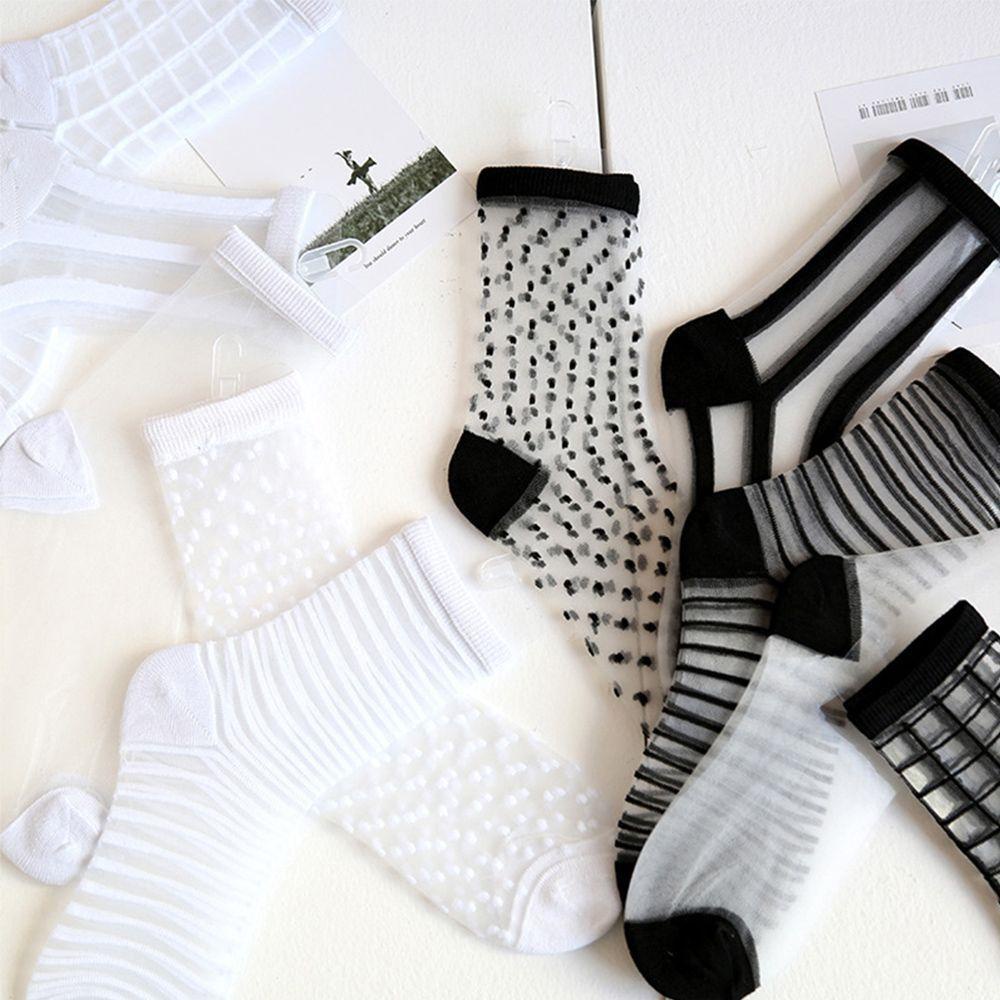 IVORY Tất Lưới Trong Suốt Co Giãn Thời Trang