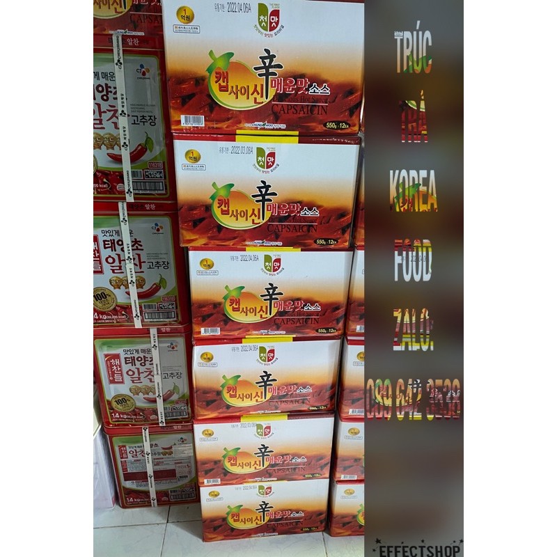 Tương ớt Gochujang CJ thùng 14kg