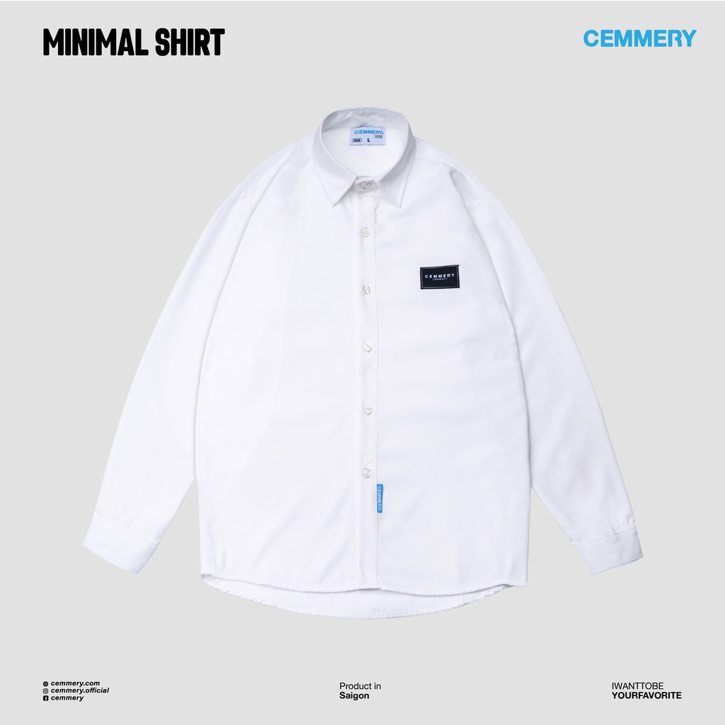 Áo sơ mi LocalBrand Cemmery "MINIMAL SHIRT" | WebRaoVat - webraovat.net.vn