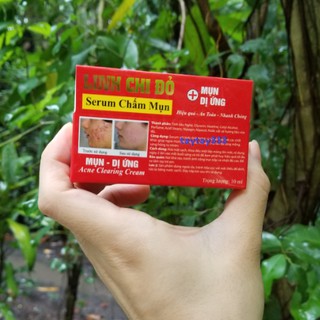 Serum chấm mụn – Thâm – Trắng da LINH CHI ĐỎ