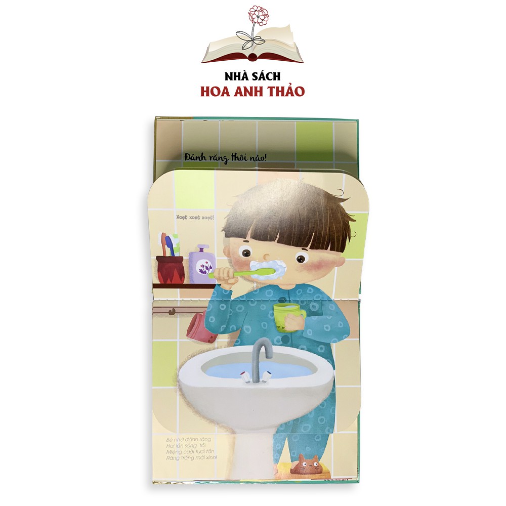 Sách tương tác - Lật mở cùng con: Làm việc nhà dễ thôi mà và Tự lập không hấp tấp (Kỹ năng đầu đời cho bé)