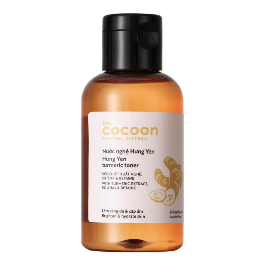 Nước nghệ Hưng Yên cocoon 140ml toner dưỡng da mờ thâm