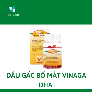✅Chính hãng✅DẦU GẤC VINAGA-DHA HỘP 100viên✅