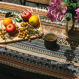 Thảm thổ cẩm trang trí nhà, trải sofa phong cách Bohemian