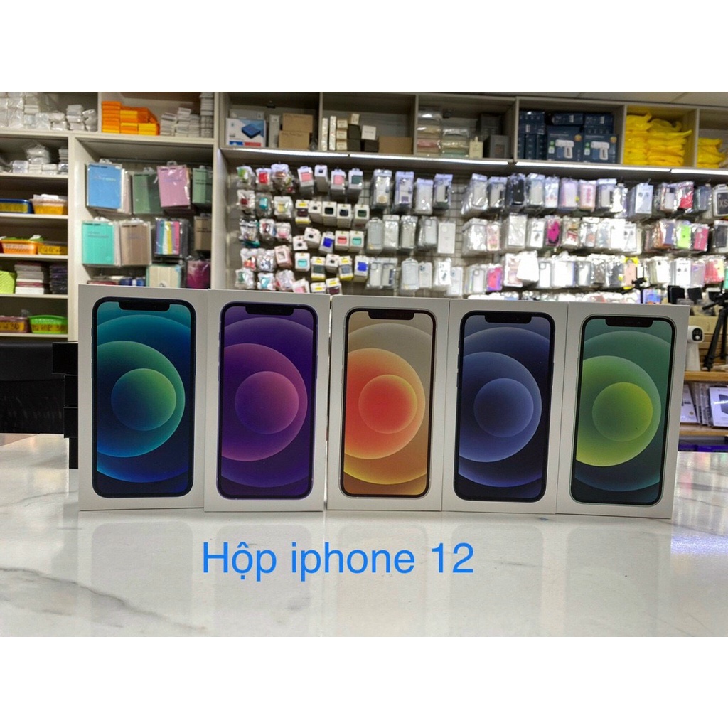 Hộp đựng dành cho điện thoại 12, 12mini, 12pro, 12promax