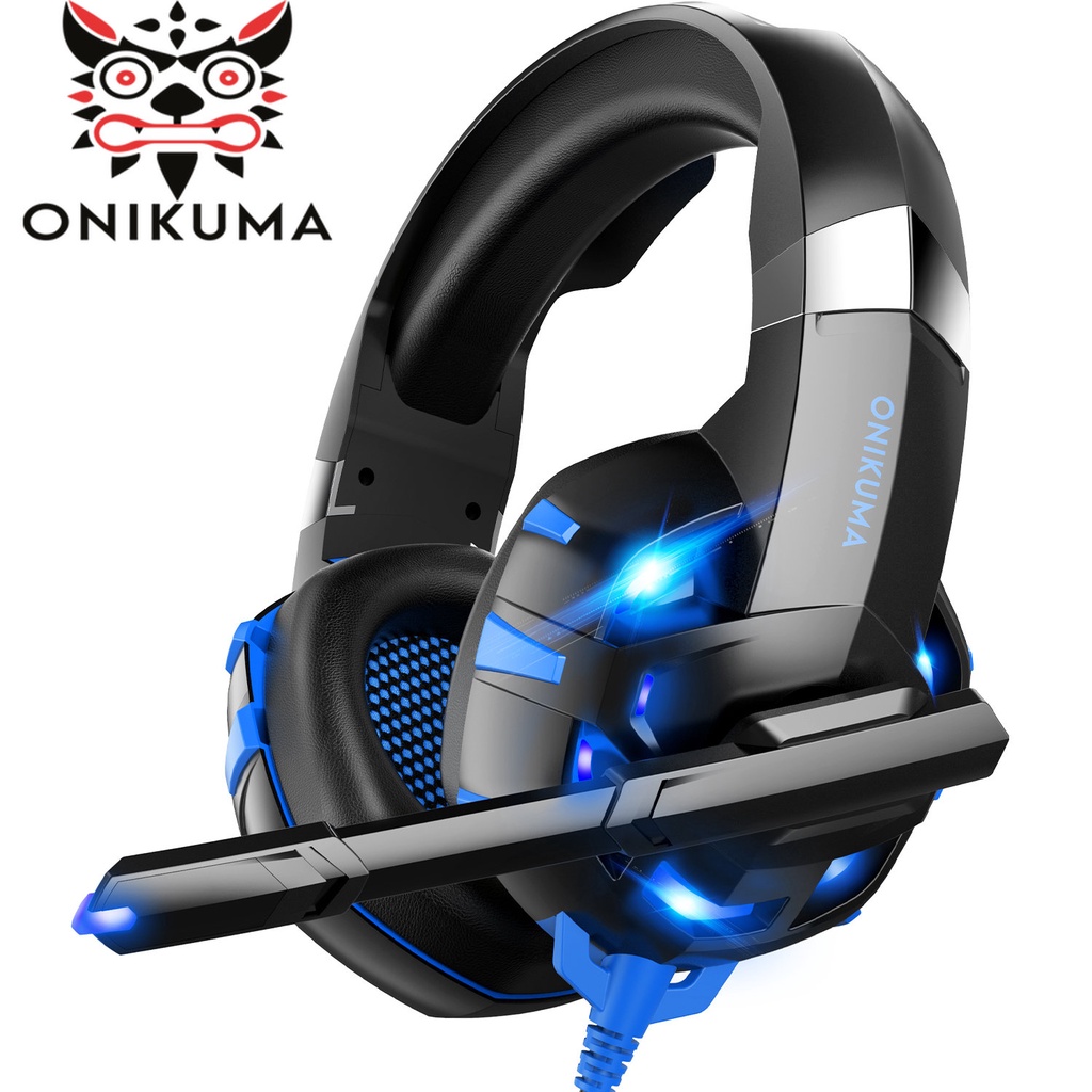 Tai nghe chơi game chụp tai có dây ONIKUMA K2 Pro có Mic có Đèn RGB/ LED, cho Máy tính/ PC/ Laptop