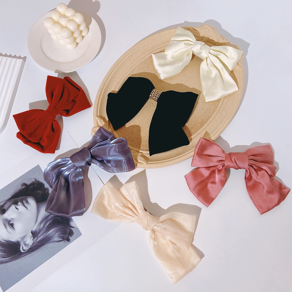 Kẹp Tóc Nơ Đính Ngọc Trai Thời Trang Cho Nữ dreamdiary