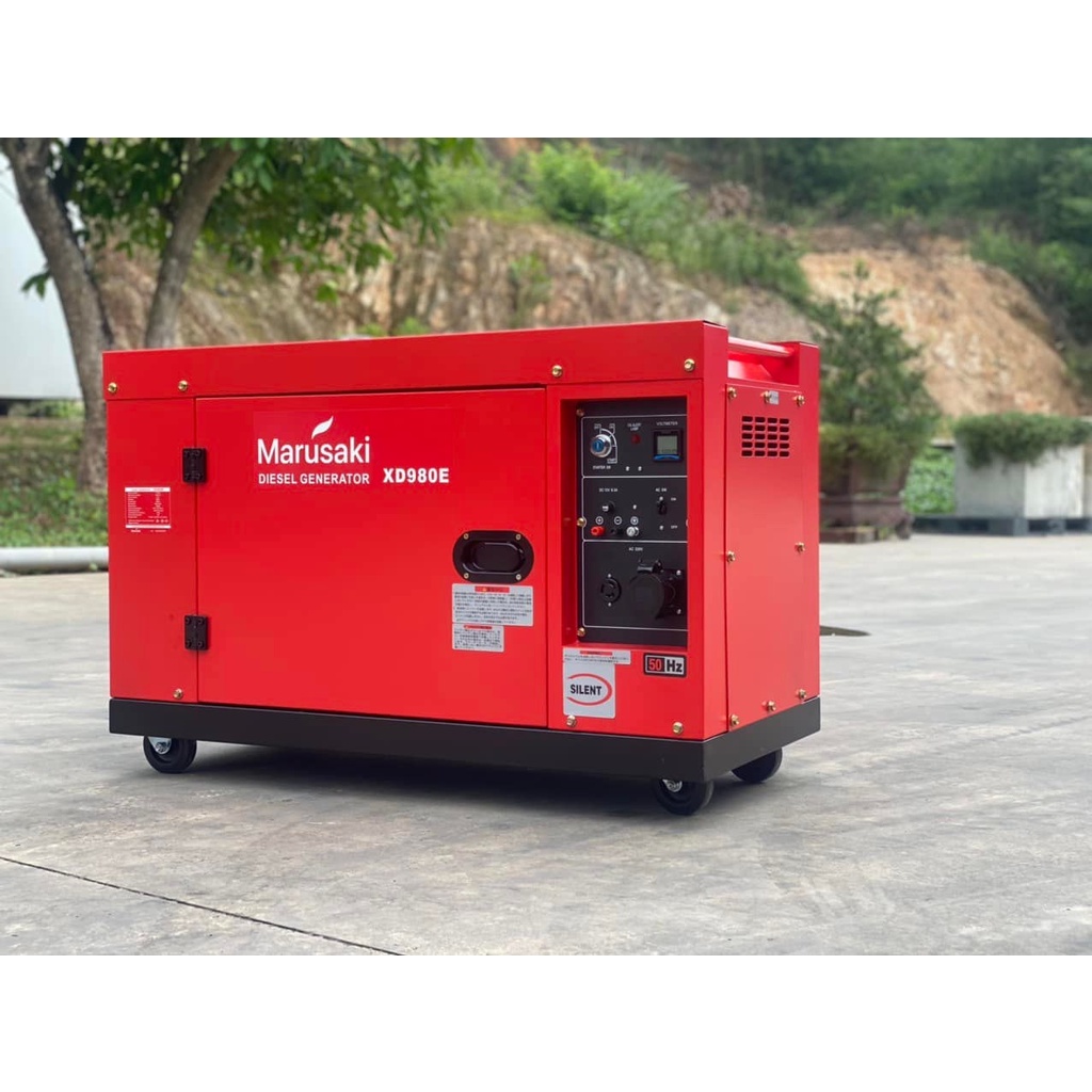Máy Phát Điện Chạy Dầu 8KVA Marusaki XD980E