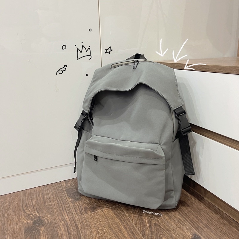 BL187-189/[HÀNG MỚI VỀ] Balo thời trang đơn giản hàn quốc đựng laptop 15.6inch nhiều ngăn tiện lợi chất vải bền mịn