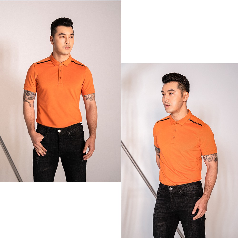 Áo polo nam Biluxury thun có cổ cotton kiểu dáng thể thao trẻ trung lịch lãm 5APCT006CAM | BigBuy360 - bigbuy360.vn