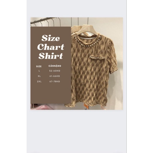 Áo sơ mi, áo phông cotton xốp có cổ đính ngọc trai bigsize 110kg