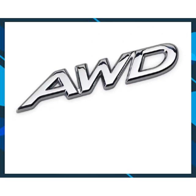 ⚡️𝐅𝐑𝐄𝐄 𝐒𝐇𝐈𝐏 𝟓𝟎𝐊⚡️ Logo kim loại AWD 2 kiểu cho xe mazda