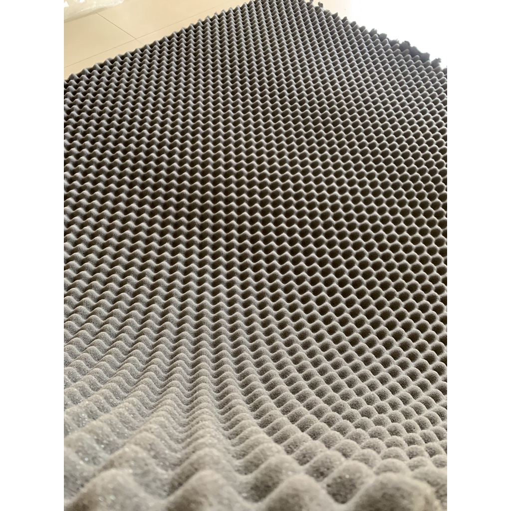 TIẾT KIỆM tấm mút TRỨNG GÀ TIÊU ÂM, CÁCH ÂM 1m6x2m 3cm TẠI TP.HCM