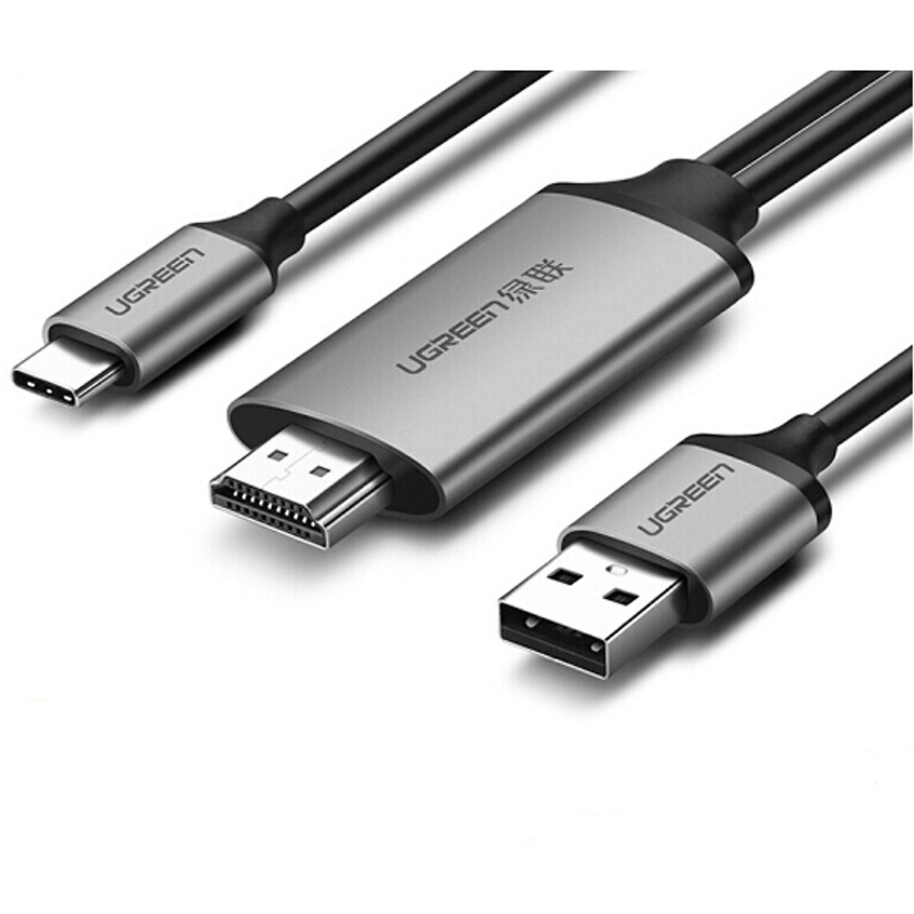 Cáp chuyển USB-C sang HDMI dài 1.5m Ugreen 50544 (hỗ trợ 4K)