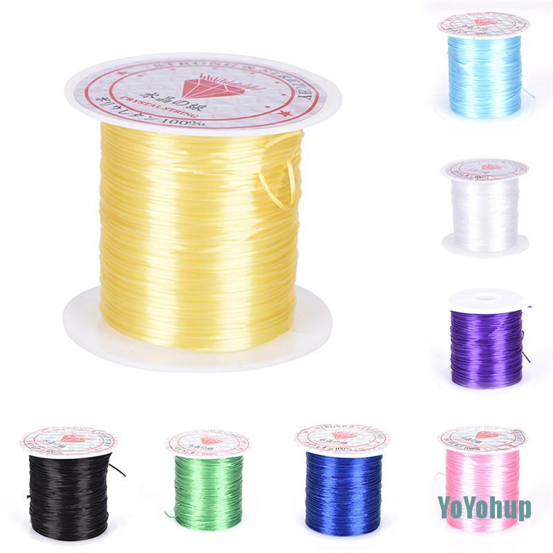 Cuộn Dây Cước Co Giãn 0.8mm Dùng Làm Đồ Trang Sức Thủ Công