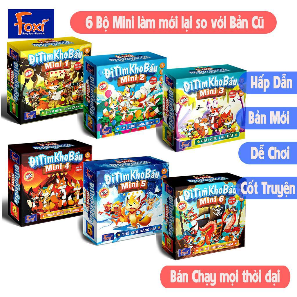 Board game-Đi tìm kho báu mini 2 Foxi-đồ chơi phát triển tư duy-dễ chơi-vui nhộn-giá siêu rẻ