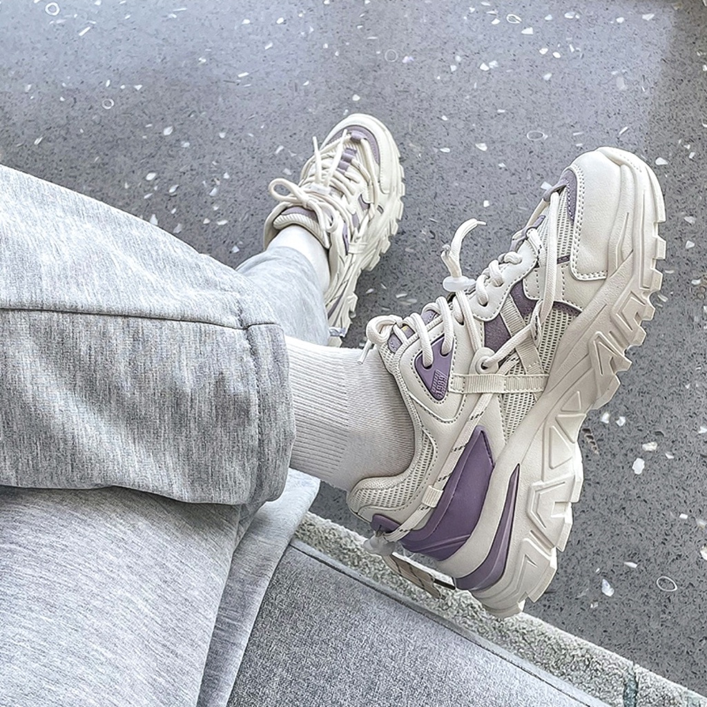 Giày sneaker nữ UT22 cao cấp - Giày thể thao nữ ulzzang độn đế dễ thương 2022