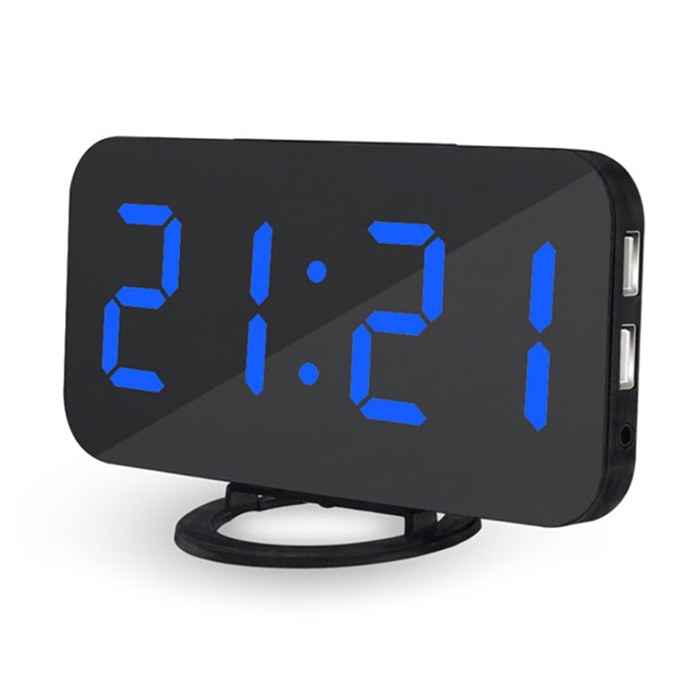 LED Clock Voice Control Electronic Snooze Backlight Desktop Digital Clocks ★ARAN