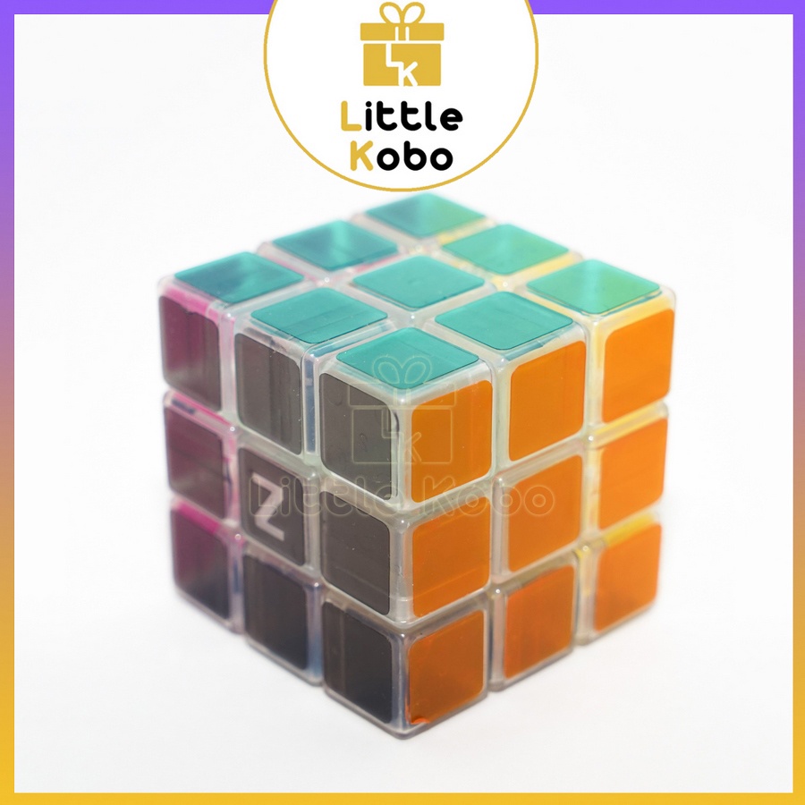 Rubik 3x3 Trong Suốt Z-Cube Transparent Cube Rubic 3 Tầng Đồ Chơi Trí Tuệ