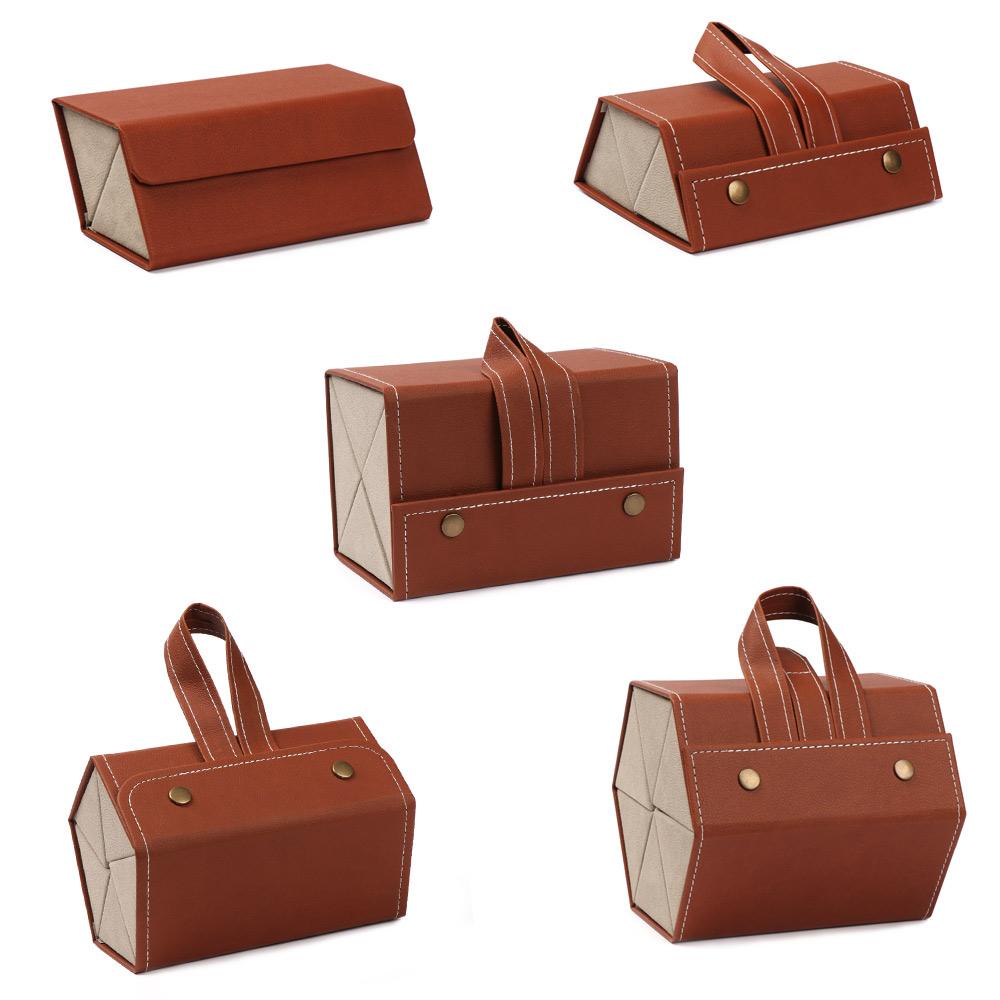 Giá Đỡ Mắt Kính Bằng Da PU Tiện Dụng Khi Đi Du Lịch