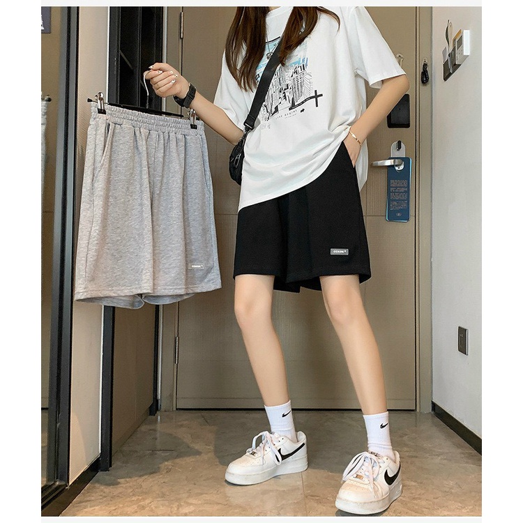 Quần short nam nữ LOGO CKKOK mặc ở nhà đi chơi mang phong cách trẻ trung năng động