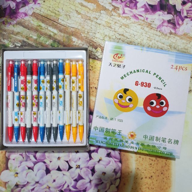 24 cây bút chì kim có tẩy, viết chì kim có tẩy G930D