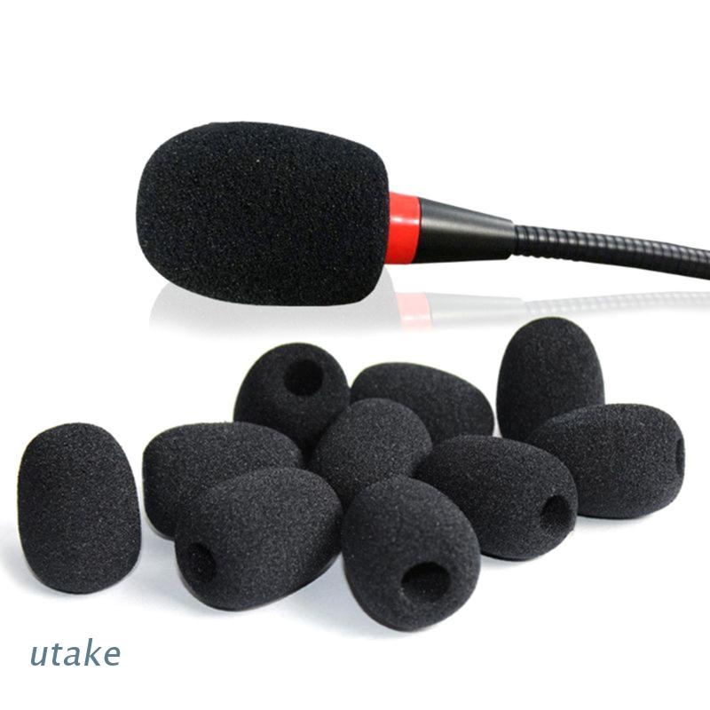 Set 10 vỏ xốp bọc đầu micro chống gió thay thế tiện dụng chất lượng cao