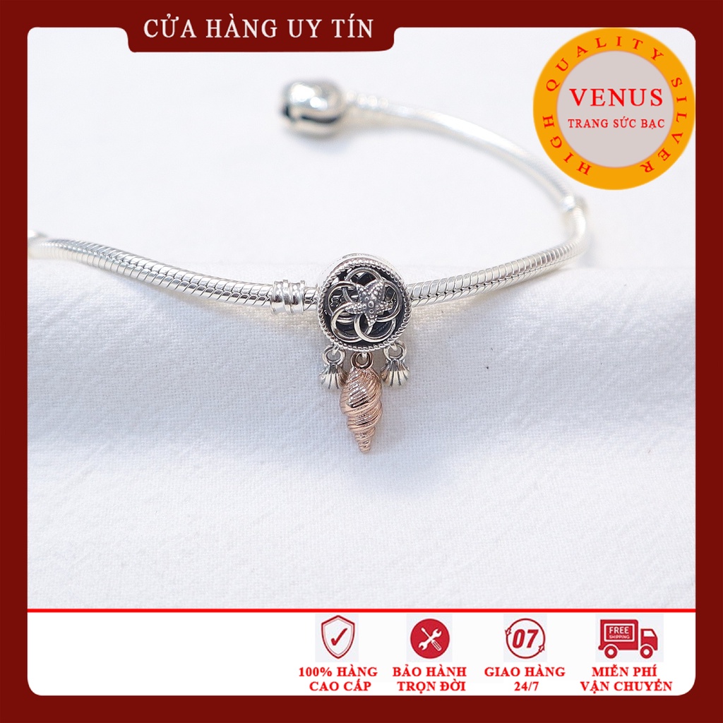 [Charm bạc 925 cao cấp] Charm treo ốc sò- Mã sản phẩm VENUS258