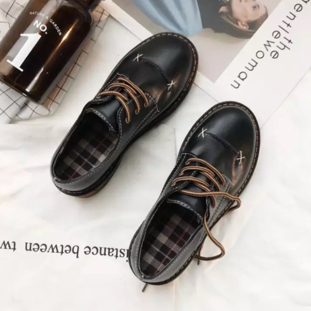(Sẵn 35/37) GIÀY OXFORD THÊU MŨI (CÓ ẢNH THẬT)