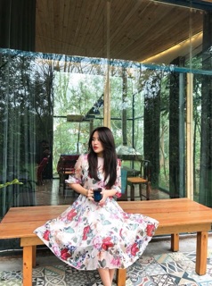 VÁY MAXI HOA , ẢNH THẬT ,CLIP THẬT