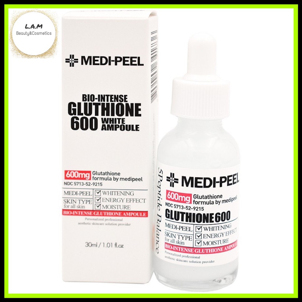 Tinh Chất Dưỡng Trắng MEDIPEEL Gluthione 600 White Ampoule Serum Medi Peel