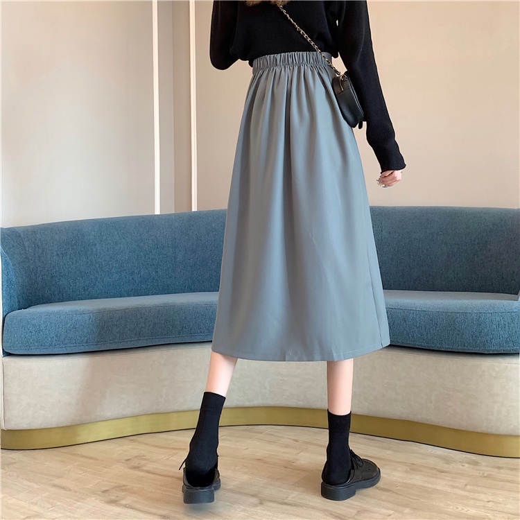 Chân Váy Chữ A Lưng Cao Phong Cách Hàn Quốc Dễ Phối Đồ