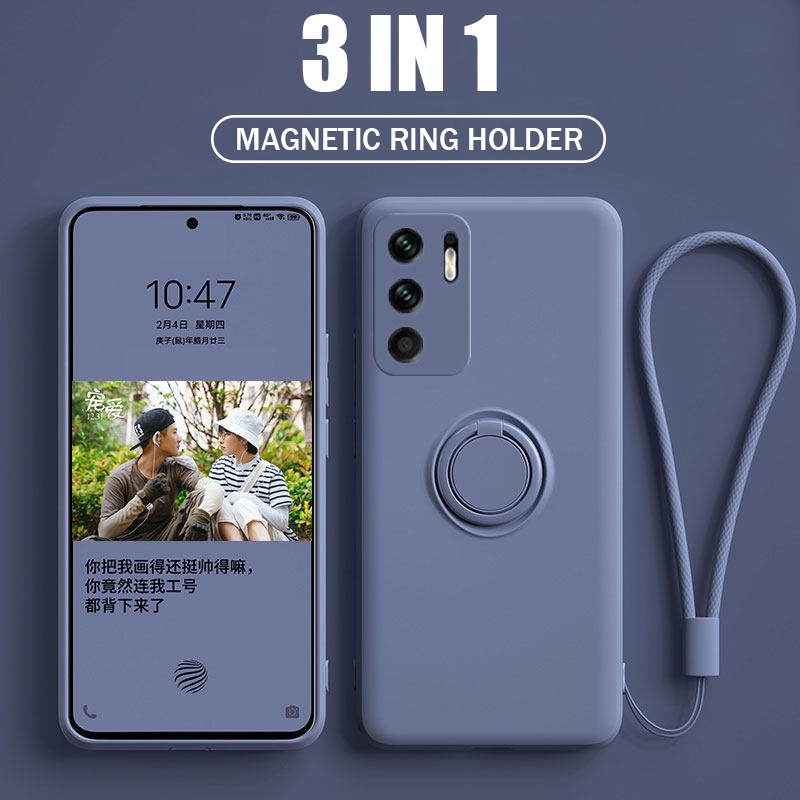 Ốp điện thoại có nhẫn đỡ từ tính cho Xiaomi Mi Redmi Note 9 9S 10 10S Pro 10C