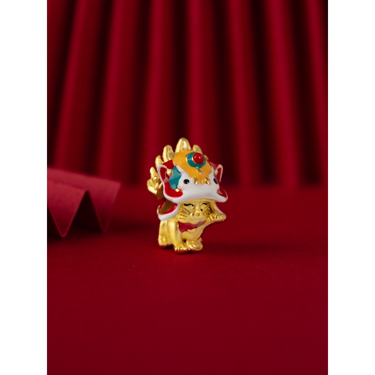 Hạt Xỏ Lỗ Lớn Hình Rồng / Phi Hành Gia / Phượng Hoàng Phong Cách Mới 2022 Dùng Làm Trang Sức Vòng Tay diy