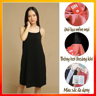 Váy 2 dây, đầm xuông