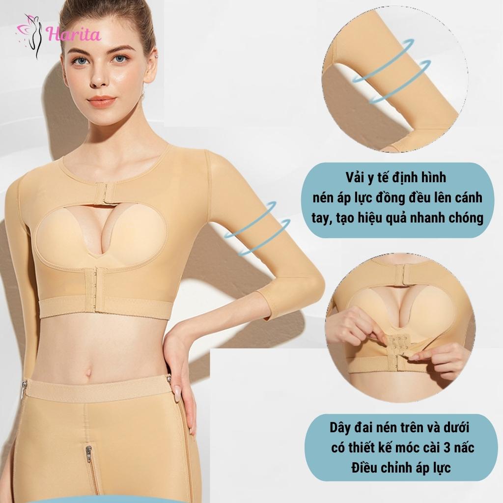 Áo gen nịt định hình tay lưng nách sau hút mỡ, nâng ngực Harita cao cấp xuất Nhật
