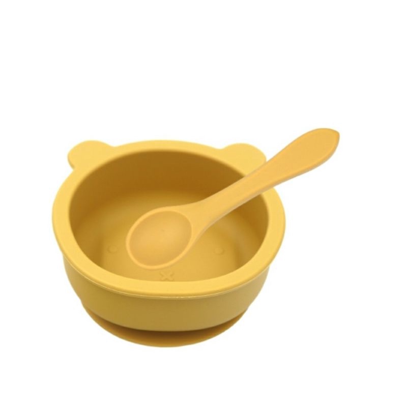 Bát ăn dặm silicon kèm thìa  SGS