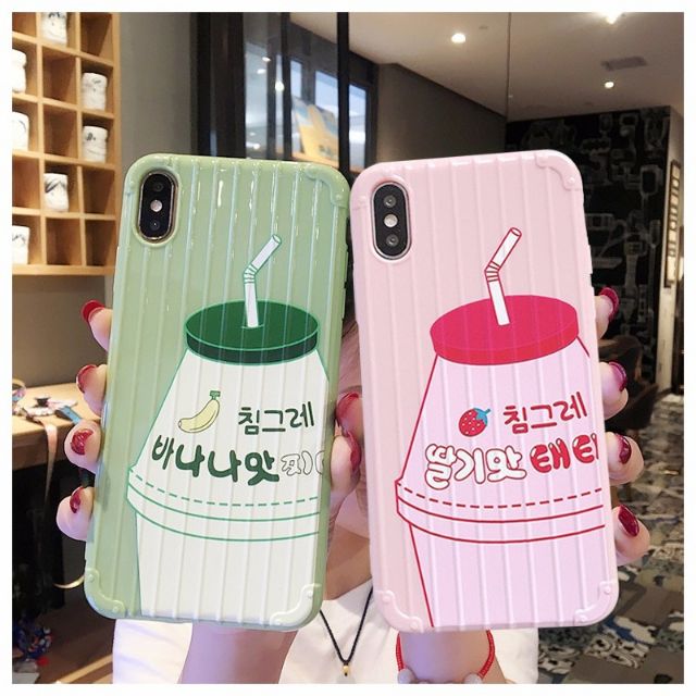 Ốp Sữa Dâu Chuối