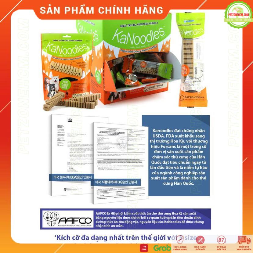 Kẹo KANOODLES 170g Forcans bảo vệ răng miệng cho chó ⚜ FREESHIP ⚜ làm sạch răng và mảng bám, vừa ăn ngon vừa đánh răng