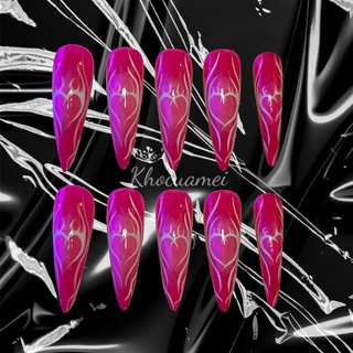 Nailbox tim hồng neon - khocuamei