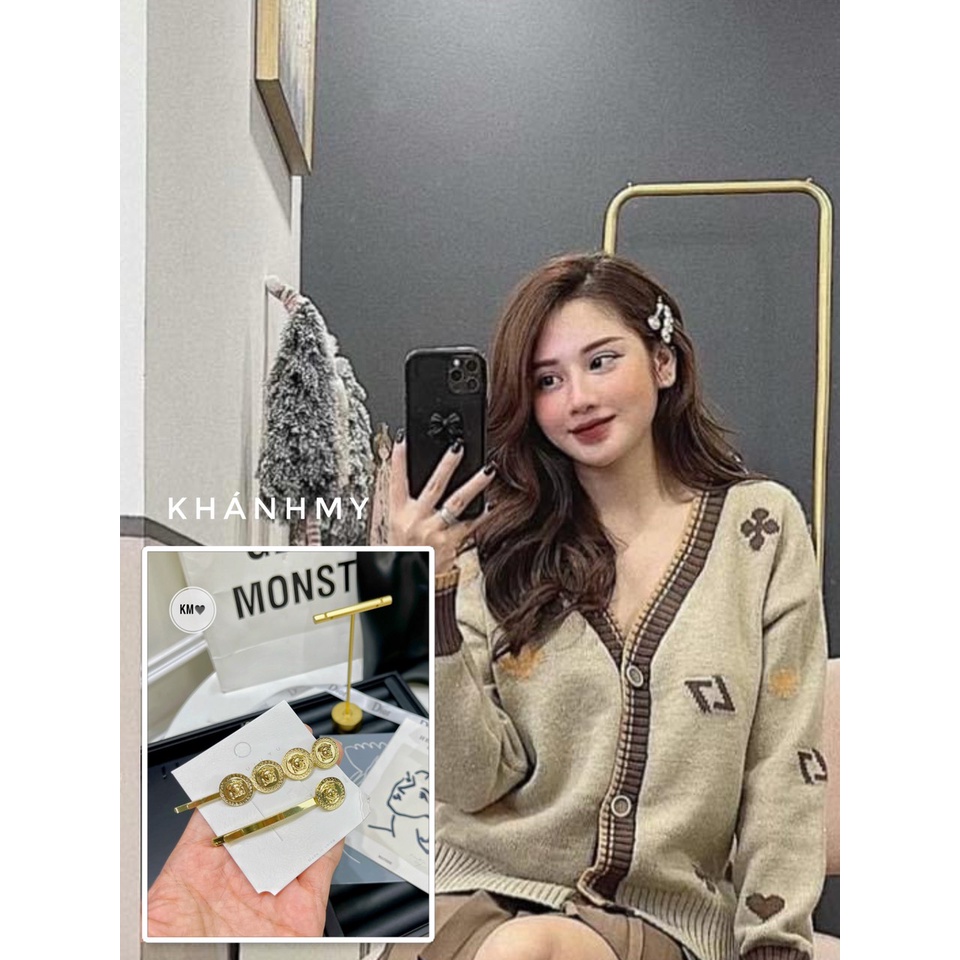 Set Kẹp Tóc Mái V.e.r.s.a.c 💝 Kẹp Mái Cao Cấp , Set Kẹp Thương Hiệu Hàng Đầu 2022