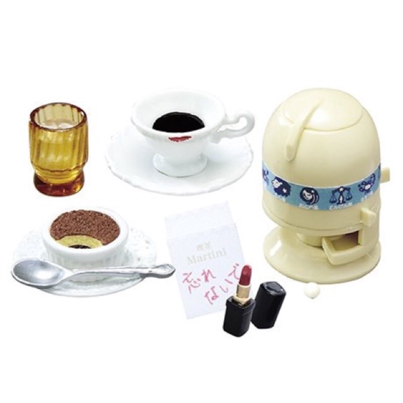 4 set re-ment mô hình vật dụng văn phòng