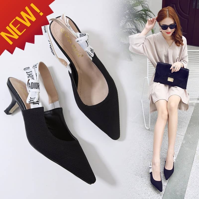 Giày sandal quai chữ mũi nhọn 4p mảnh-ORDER/ẢNH THẬT