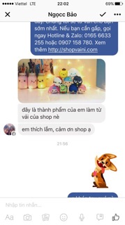Vải nỉ mềm làm đồ Handmade