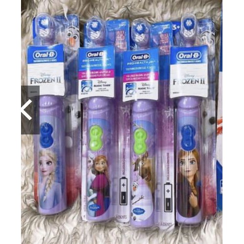 BÀN CHẢI PIN ORAL B CÔNG CHÚA BĂNG GIÁ  ELSA HAY ANNA TỪ MỸ