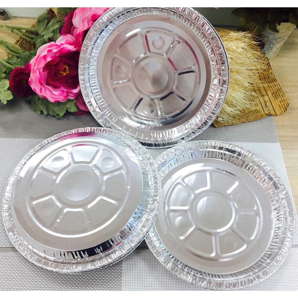 Combo 10 giấy lót bạc cho nồi chiên không dầu size 22cm