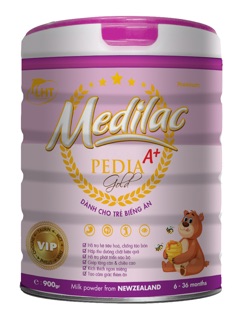 SỮA BỘT MEDILAC PEDIA A+ GOLD 900g