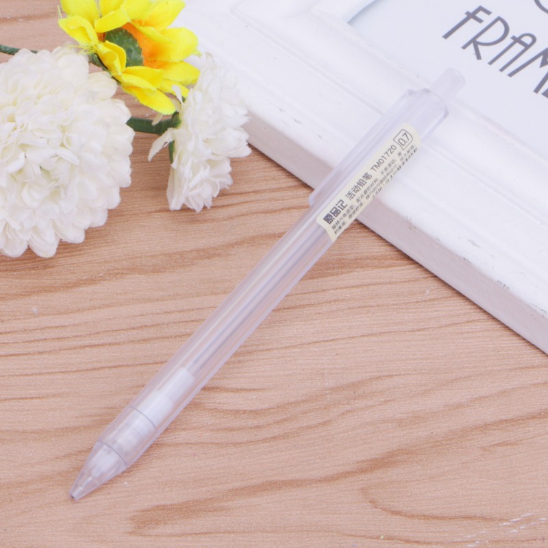 Bút chì bấm bằng nhựa trong suốt phong cách Hàn Quốc
