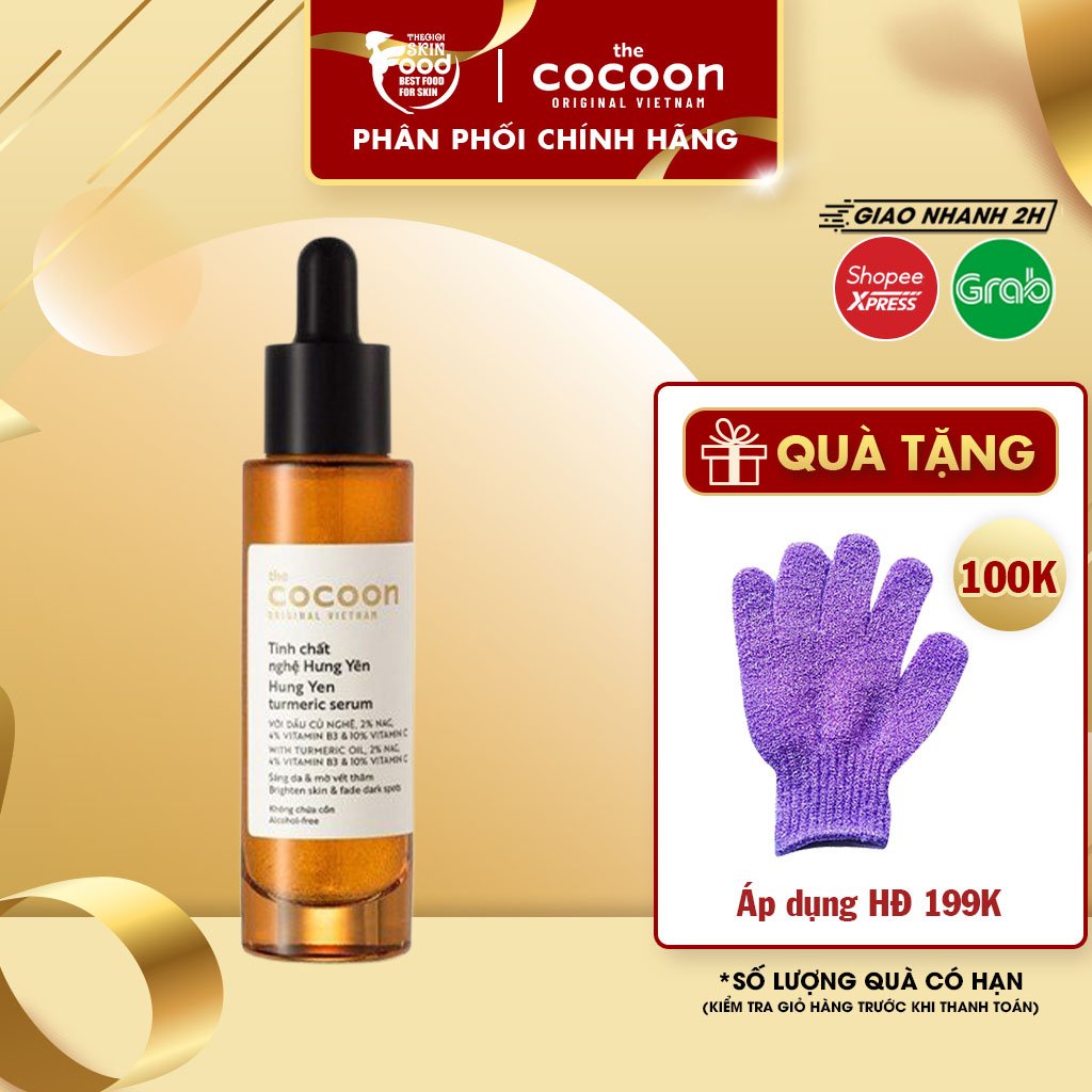 Tinh Chất Nghệ Hưng Yên Cocoon Hung Yen Turmeric Serum 30ml