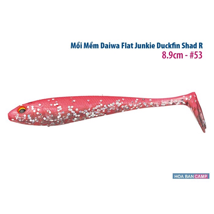 Mồi Mềm Con Cá Daiwa Flat Junkie Duckfin Shad R – 8.9cm